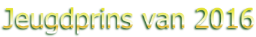 Jeugdprins van 2016